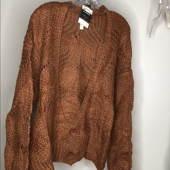 KNIT CARDIGAN SWEATER - Picture 4 of 6